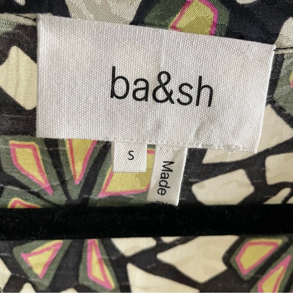 BA&SH Robe Manon Midi Print  Dress - Picture 9 of 10